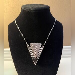 Ancient Arrow Pendant Necklace with Long Chain